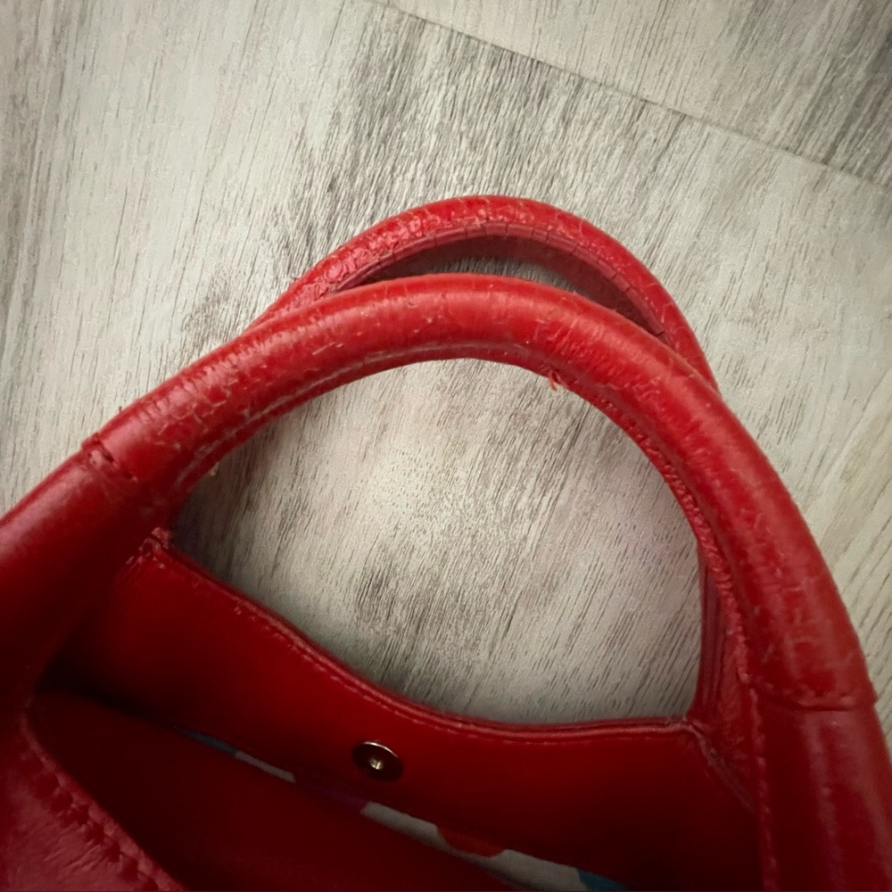 KATE SPADE RED SATCHEL HANDBAG - Picture 9 of 14